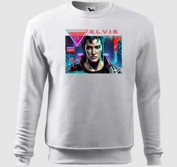 Elvis a Cyberpunkban belebújós pulóver
