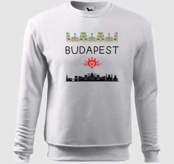 Budapest virágos belebújós pulóver