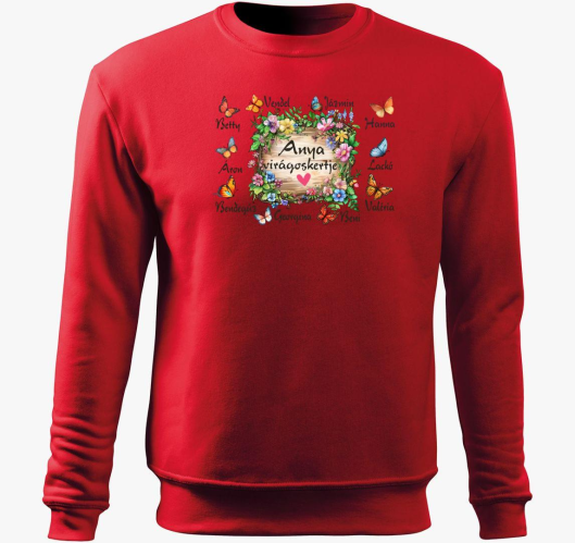 Anya virágoskertje sok kis lep...