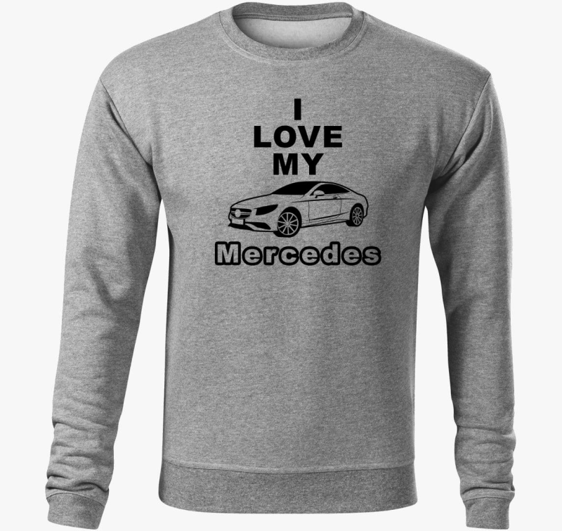 I love my Mercedes belebújós pulóver