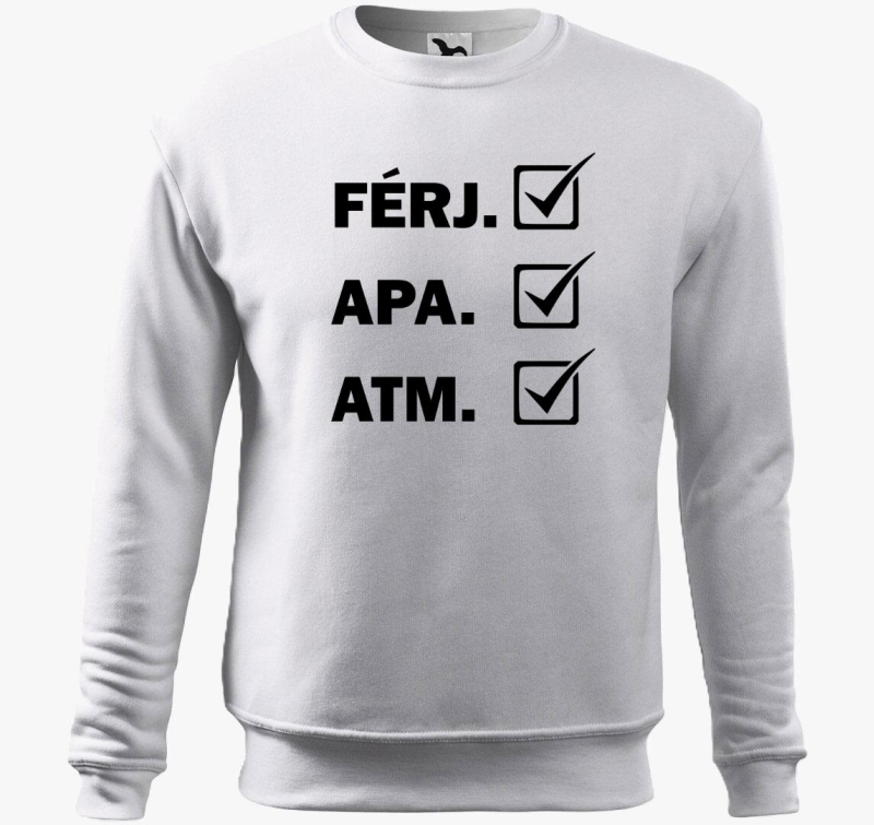 Apa Férj ATM belebújós pulóver