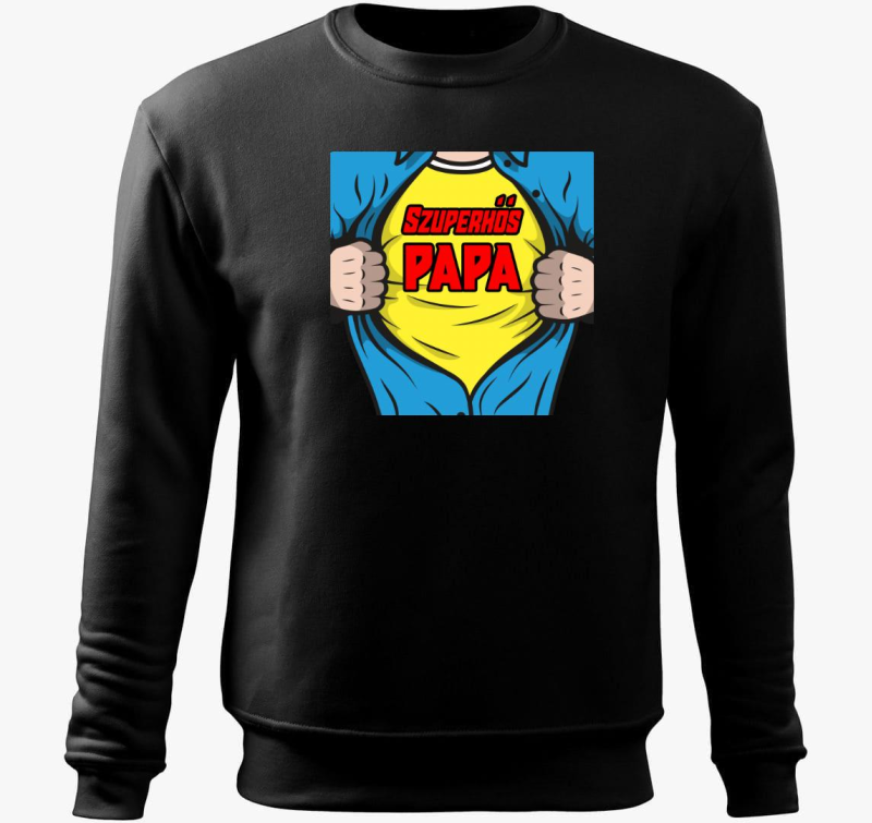 Szuperhős Papa belebújós pulóver