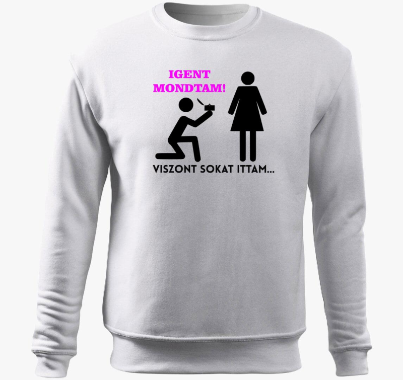 Igent mondtam, viszont sokat ittam belebújós pulóver