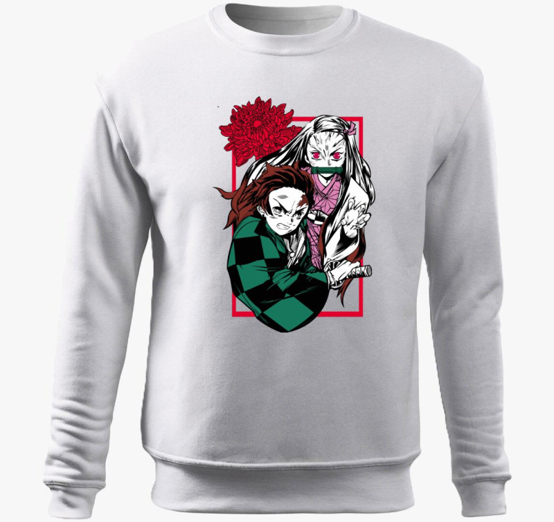 Demon slayer tesók belebújós pulóver