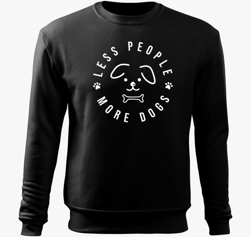 Less people more dogs belebújós pulóver