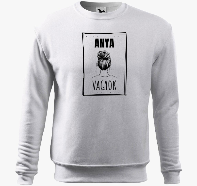 Anya vagyok hajas belebújós pulóver