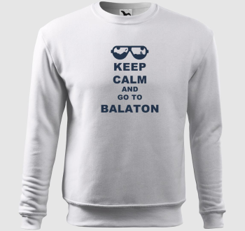 Keep calm and go to Balaton belebújós pulóver