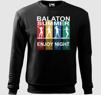 Balaton summer, enjoy night belebújós pulóver