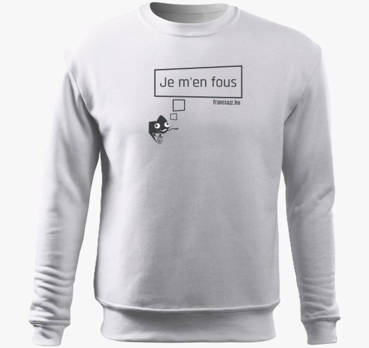 Nem érdekel! szürke feliratú b...