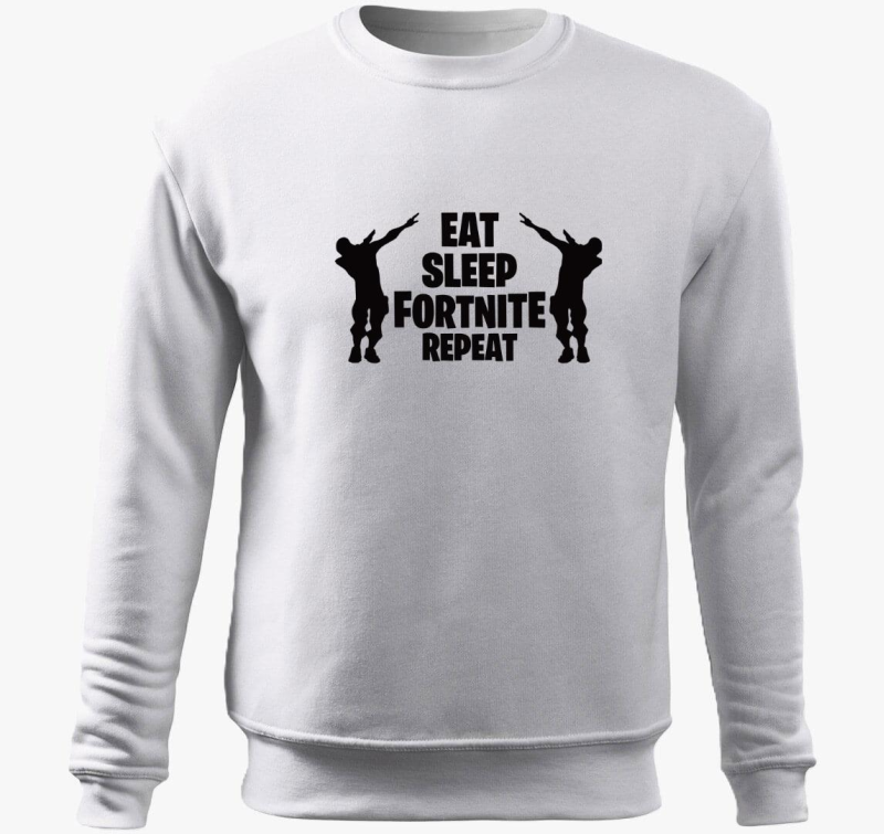 Eat sleep Fortnite repeat gamer belebújós pulóver