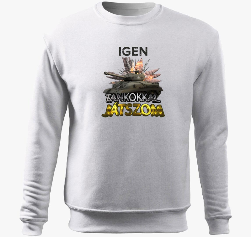 Igen tankokkal játszom belebújós pulóver