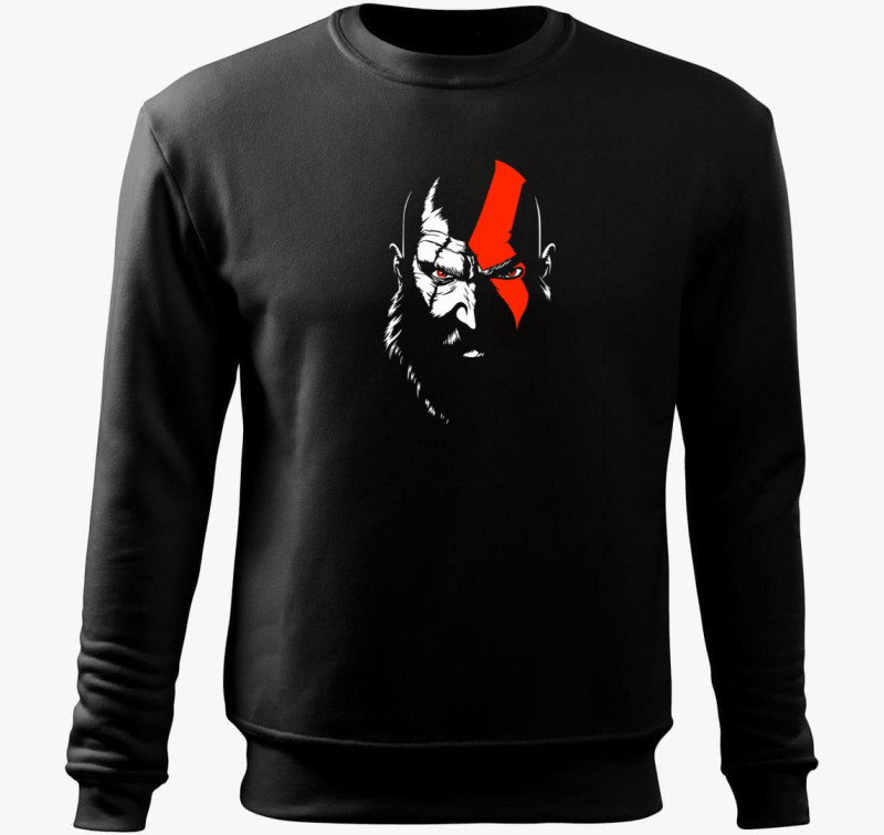 God of War - Kratos fanart belebújós pulóver