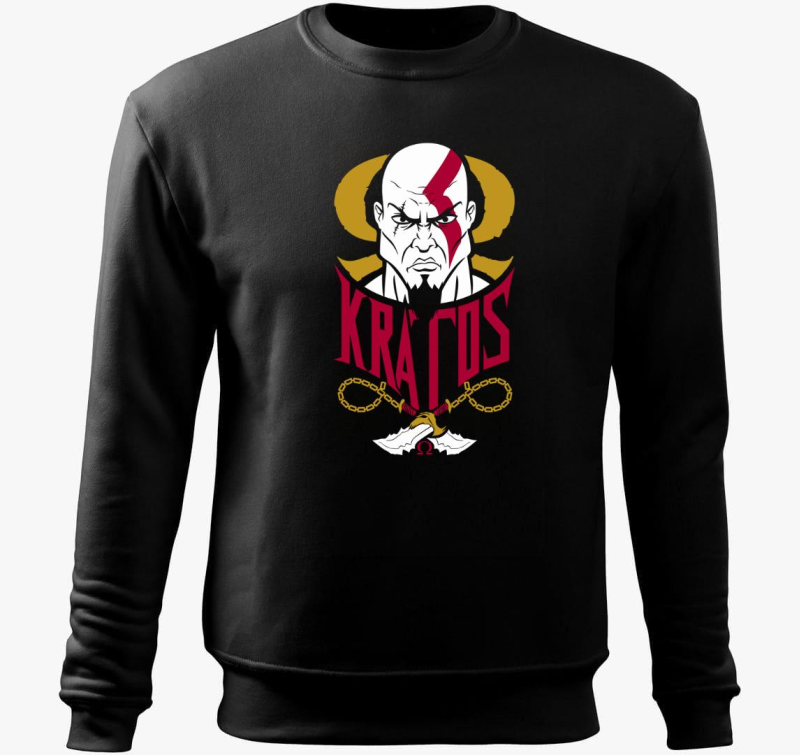 God of War - Kratos artwork belebújós pulóver