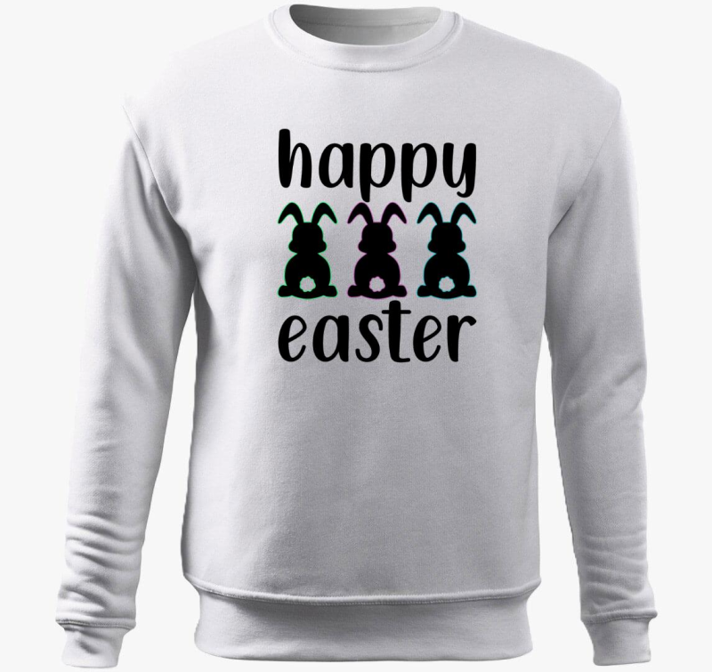 Édes fekete nyuszis belebújós pulóver