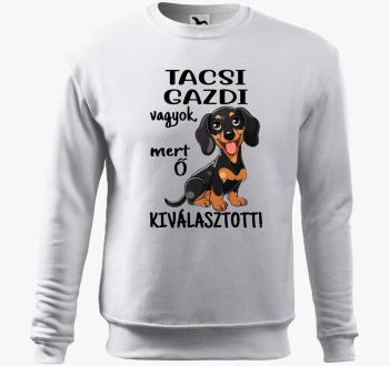 Tacsi gazdi vagyok mert kiválasztott fekete kutyus belebújós pulóver