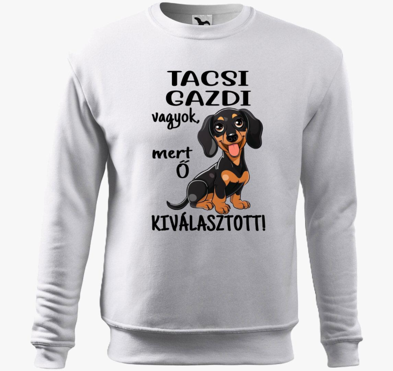 Tacsi gazdi vagyok mert kiválasztott fekete kutyus belebújós pulóver