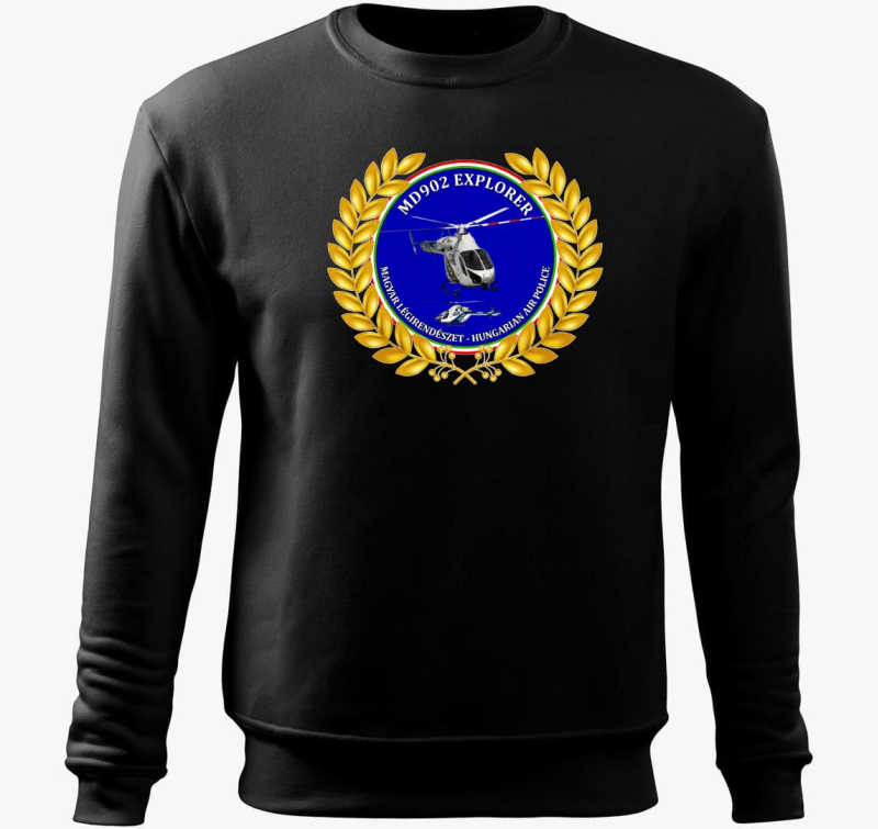 MD902 rendőrségi helikopter belebújós pulóver