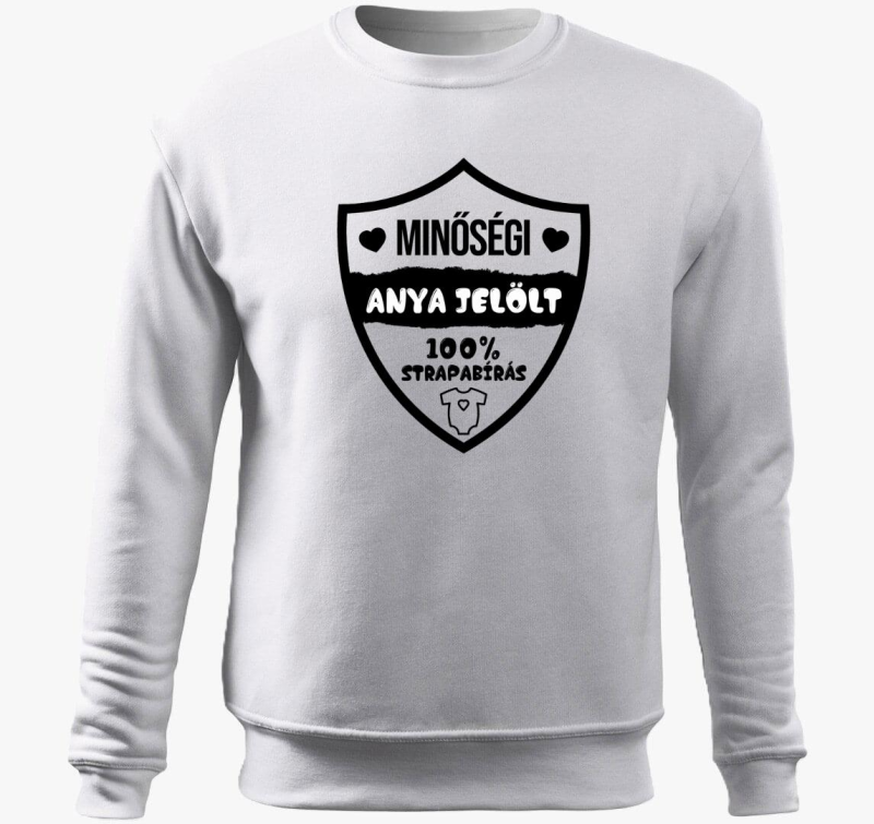 Minőségi Anya Jelölt belebújós pulóver
