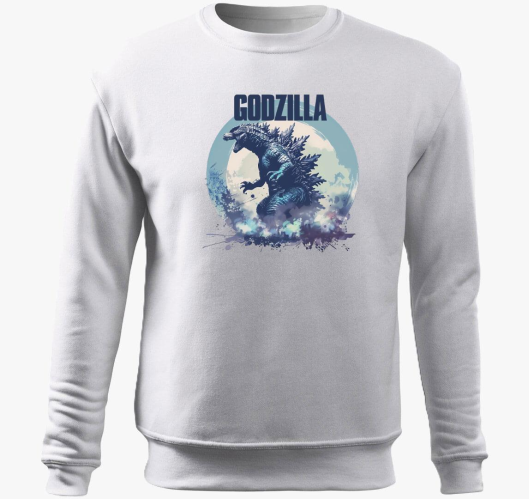 Kék Godzilla belebújós pulóver...