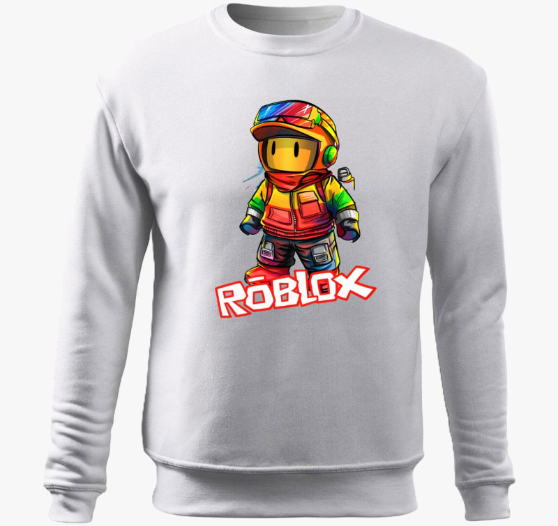 Rajzolt Roblox Figura belebújós pulóver