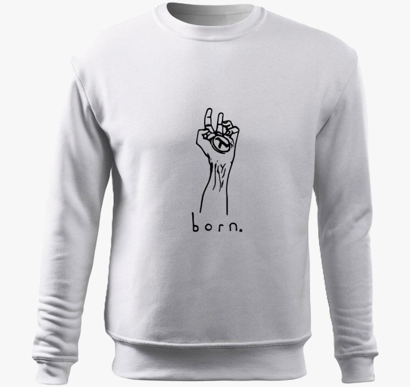 Half Life born poster belebújós pulóver