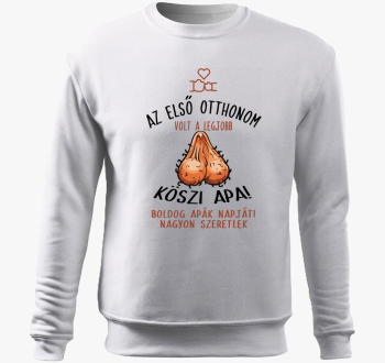 Az első otthonom volt... vicces belebújós pulóver