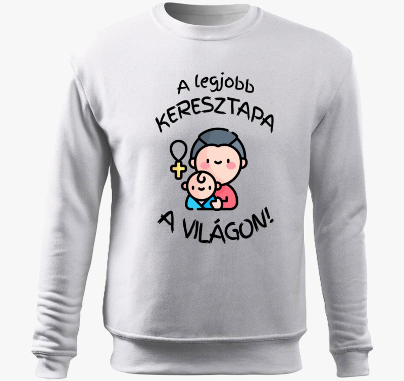 A legjobb keresztapa a világon belebújós pulóver