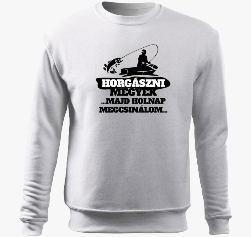 Horgászni megyek belebújós pulóver
