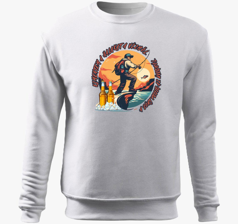 Kimentem a halakat a vízből belebújós pulóver