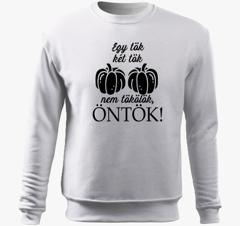 Tökös belebújós pulóver