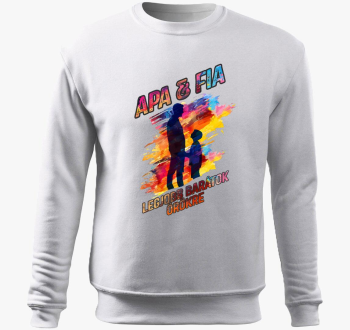 Apa & fia belebújós pulóver