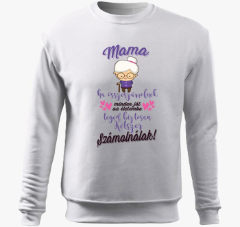 Mama számolós belebújós pulóver