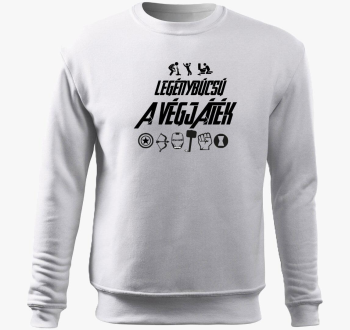 Legénybúcsú A Végjáték belebújós pulóver