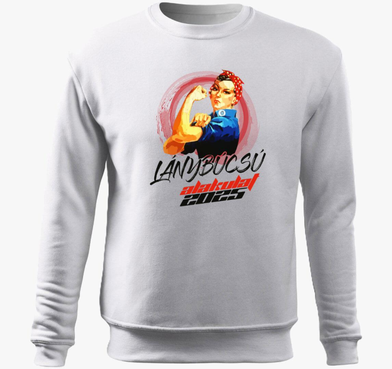 Lánybúcsú alakulat art belebújós pulóver