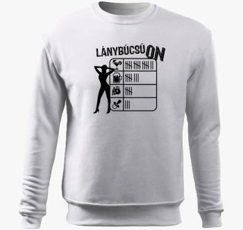 Lánybúcsú ON táblás belebújós pulóver
