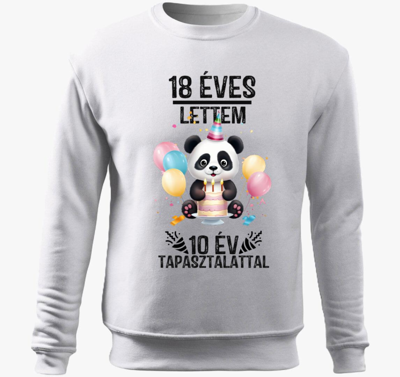 18 éves lettem 10 év alatt belebújós pulóver