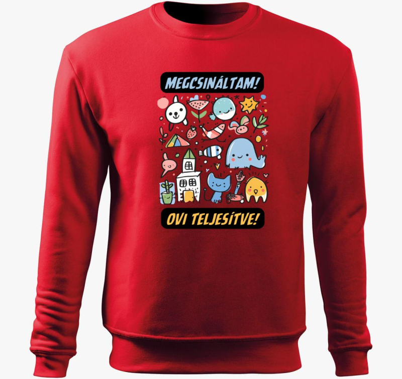 Ovi teljesítve belebújós pulóver