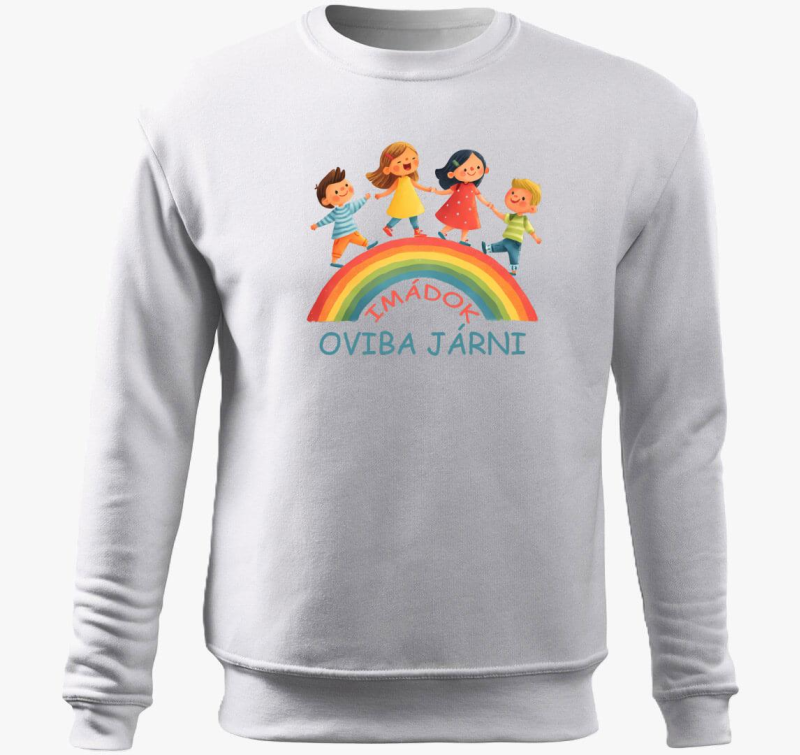 Imádok oviba járni belebújós pulóver