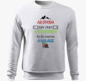 Az óvoda egy jegy belebújós pulóver