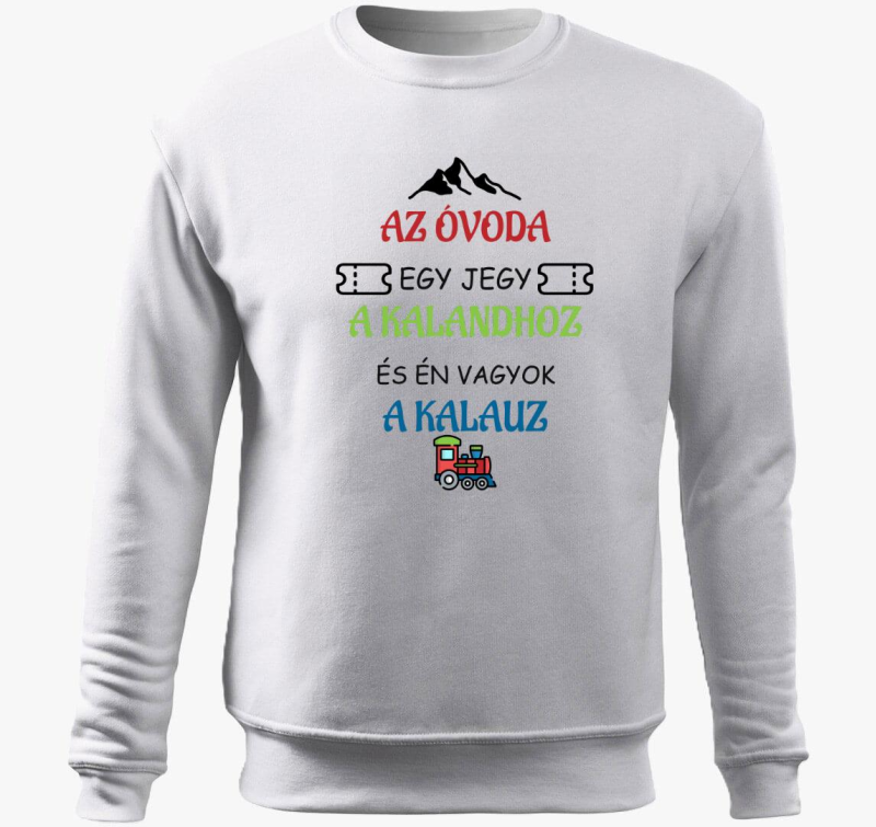 Az óvoda egy jegy belebújós pulóver