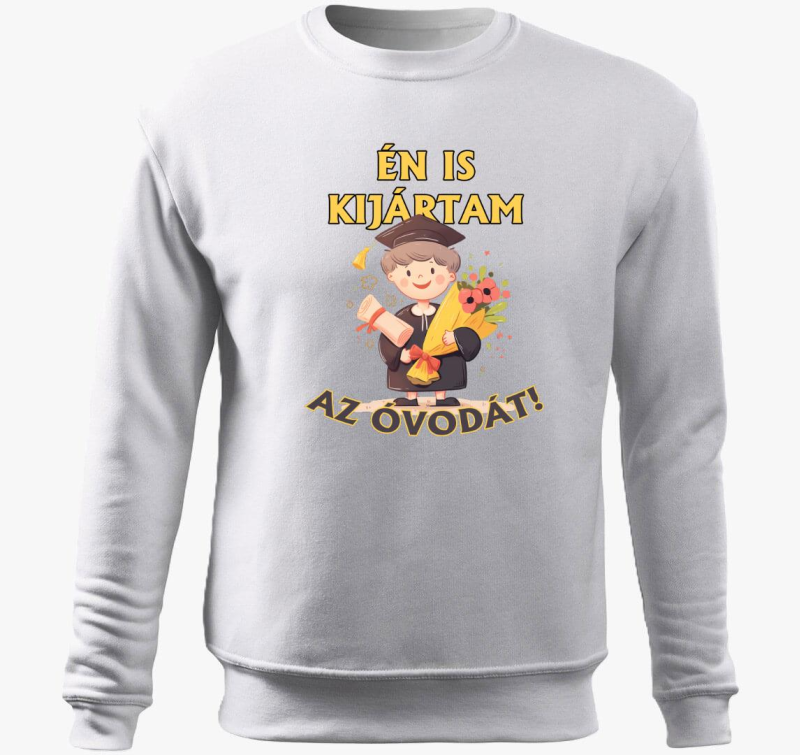 Én is kijártam az óvodát belebújós pulóver