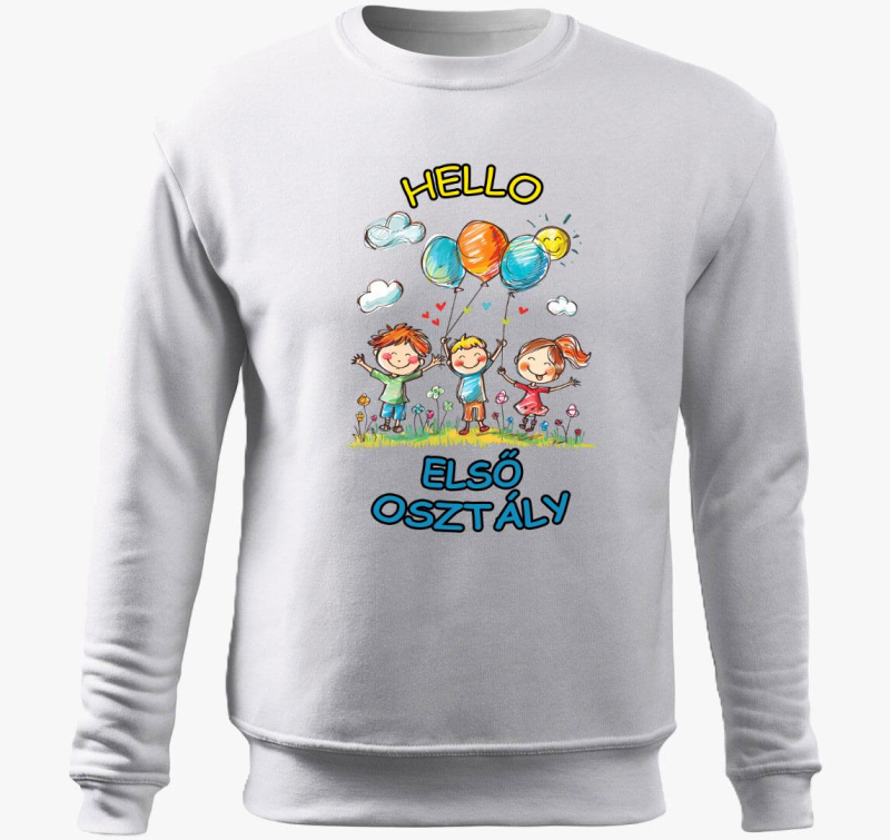 Hello első osztály belebújós pulóver