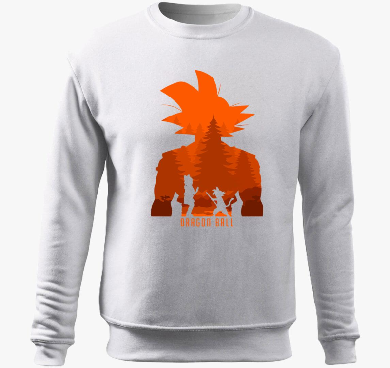 Goku sziluett belebújós pulóver