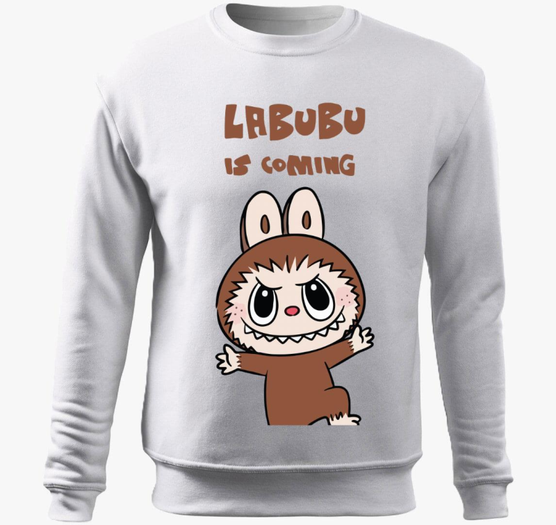 Labubu is coming belebújós pulóver
