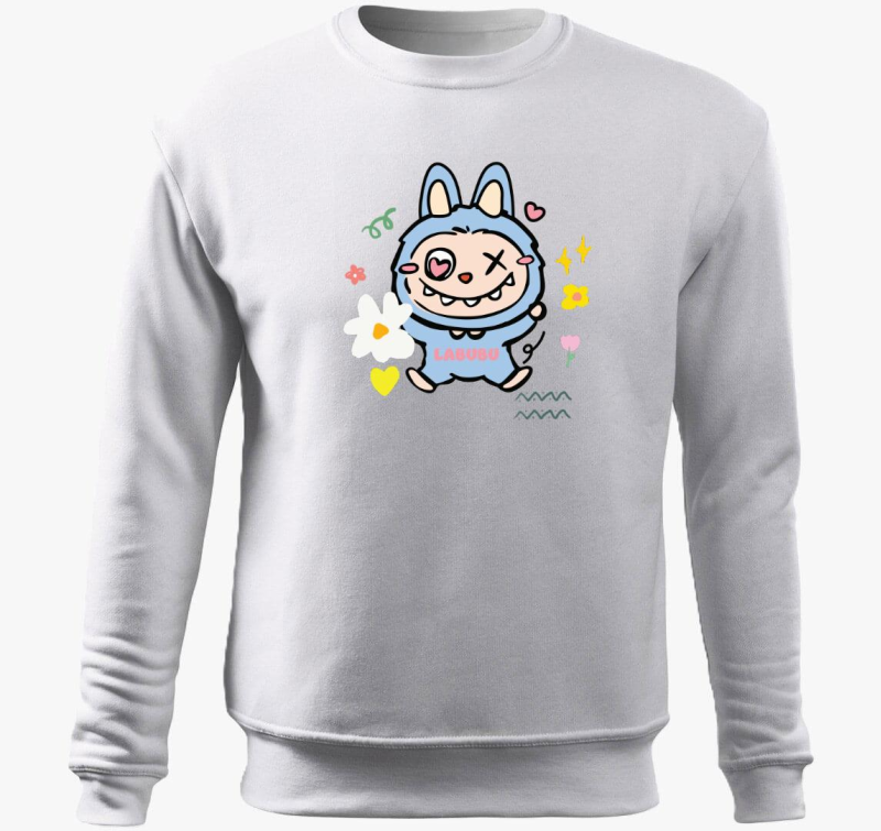 Boldog labubu belebújós pulóver 