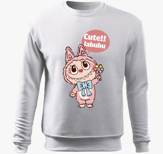 Virágos labubu belebújós pulóv...