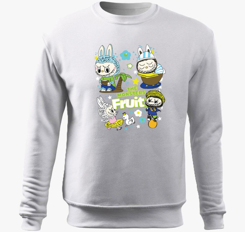 Fruit monster labubu belebújós pulóver 