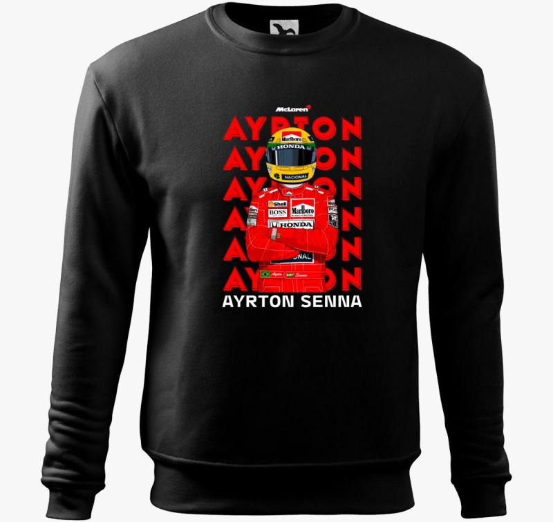 Ayrton Senna Feliratos belebújós pulóver