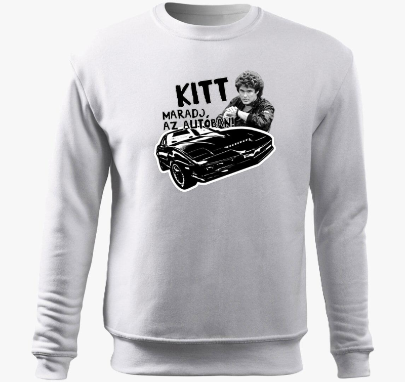 Kitt, maradj az autóban! belebújós pulóver