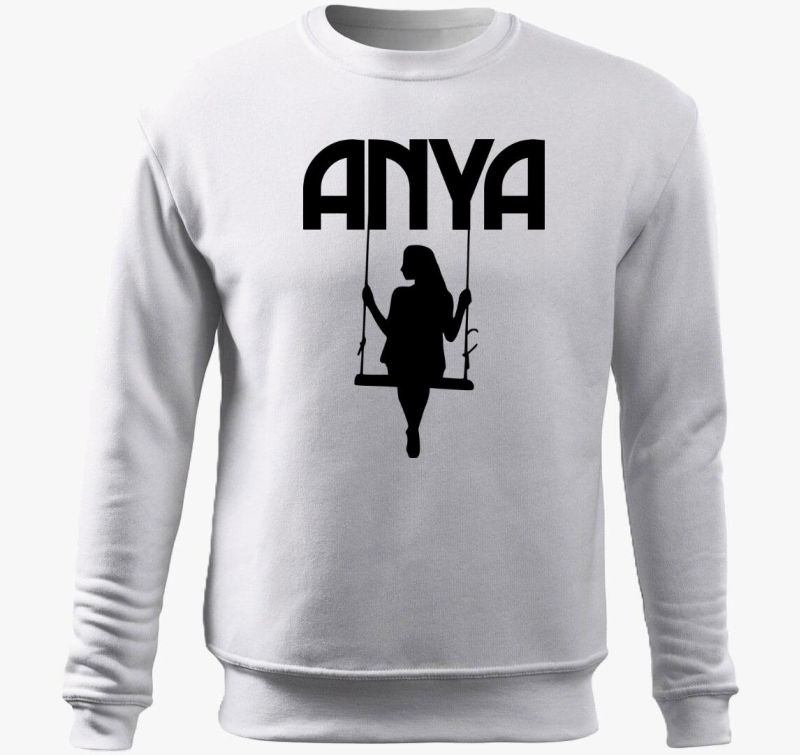 Anya hintázó minta belebújós pulóver